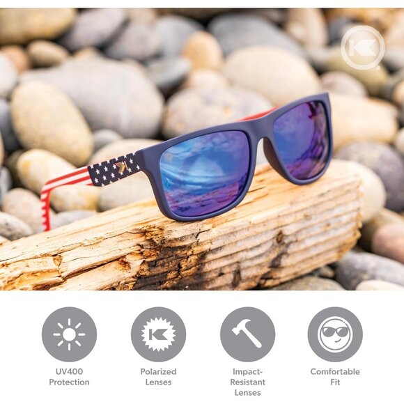 🆕 Men Blue Sport Polarized Sunglasses Torrey Pines Resistant Lenses Protection - Picture 2 of 7